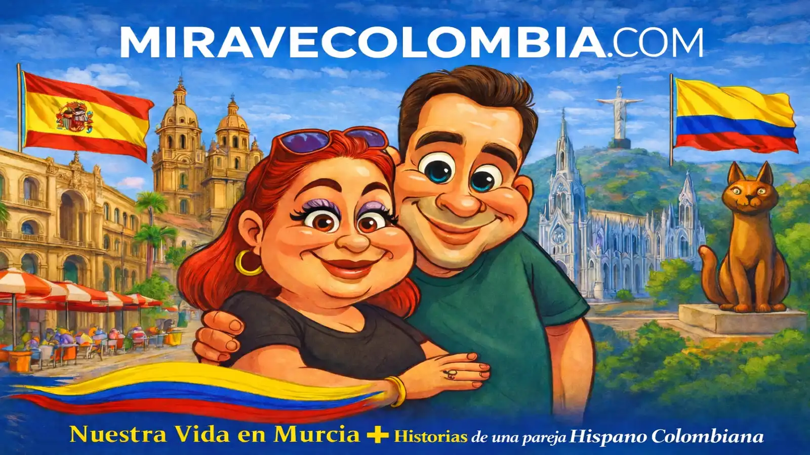 Pareja hispano-colombiana - Haz clic para ver nuestra historia en TikTok