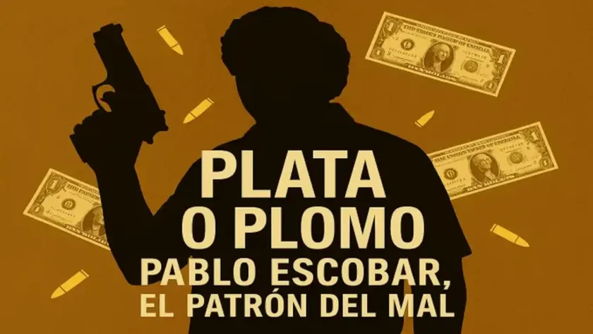 Imagen promocional de la serie “Pablo Escobar, El patrón del mal”, protagonizada por Andrés Parra, que narra la vida del narcotraficante colombiano Pablo Escobar